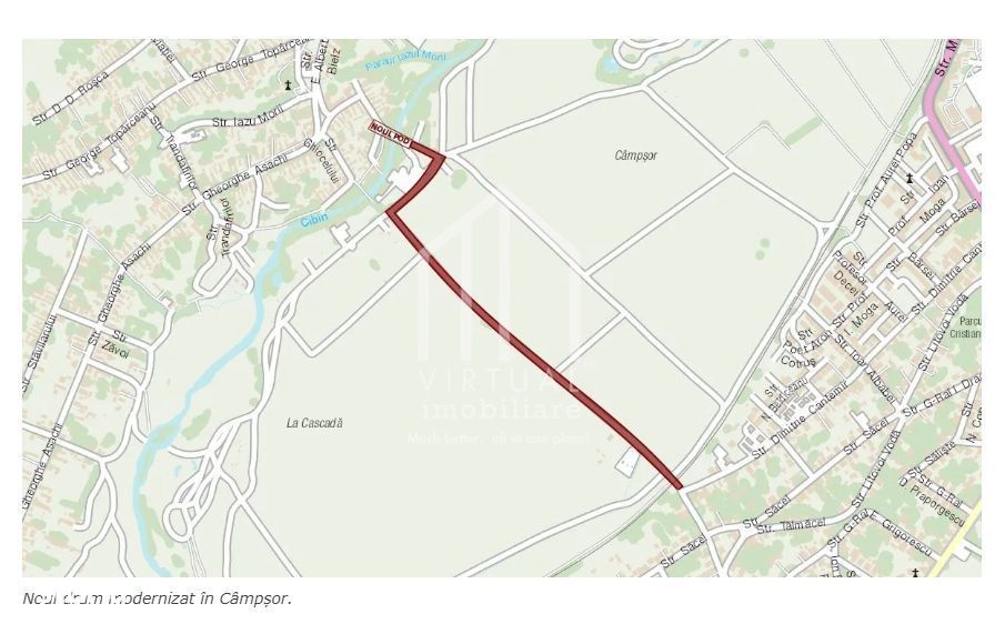 Teren de vanzare intravilan în Sibiu, zona Strand/Campsor/Cascada