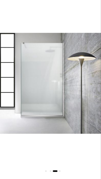 Paravan dus walk-in Aqua Roy INOX sticla 8 mm mata, securizata