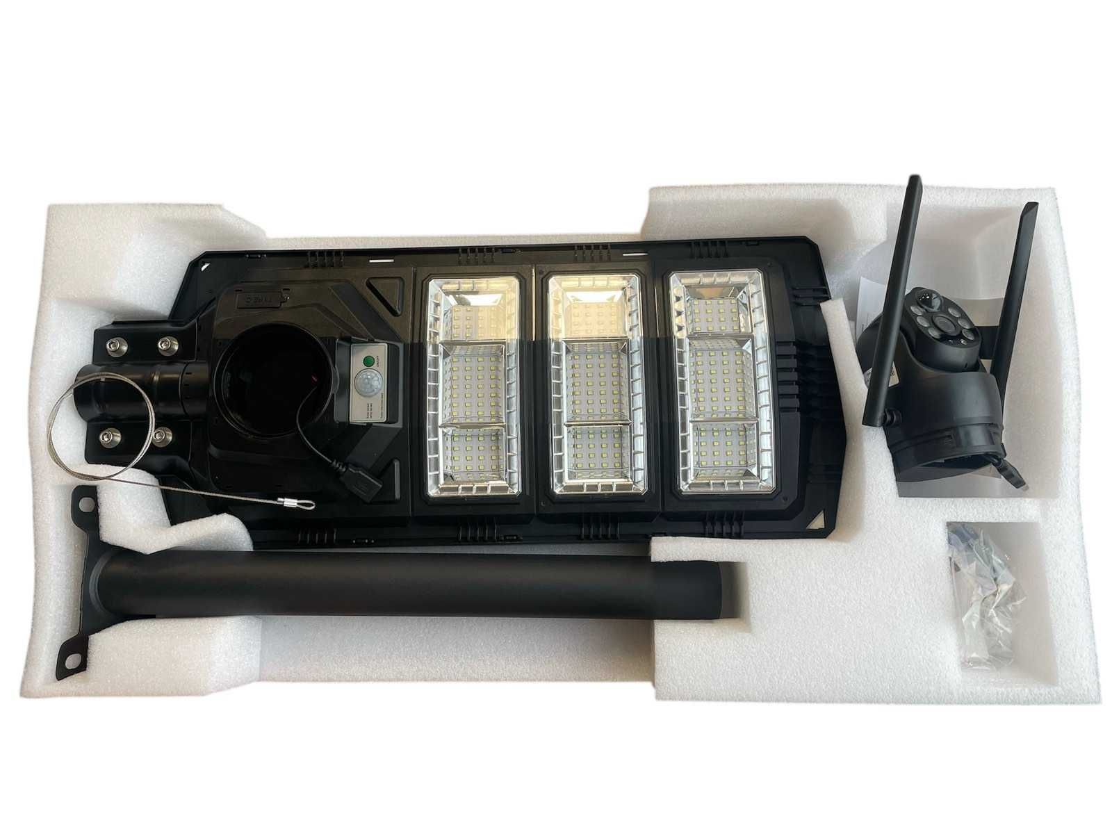 2в1 Улична соларна лампа 1800W с камера 5MP - V380PRO