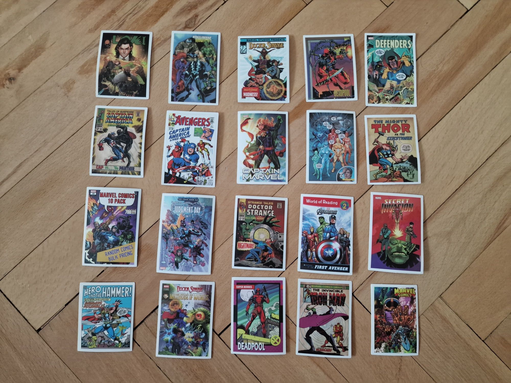 Cartonase/Abțibilduri Marvel