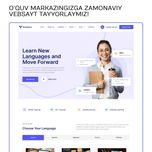 O‘quv markazlari uchun zamonaviy vebsayt ishlab chiqamiz!