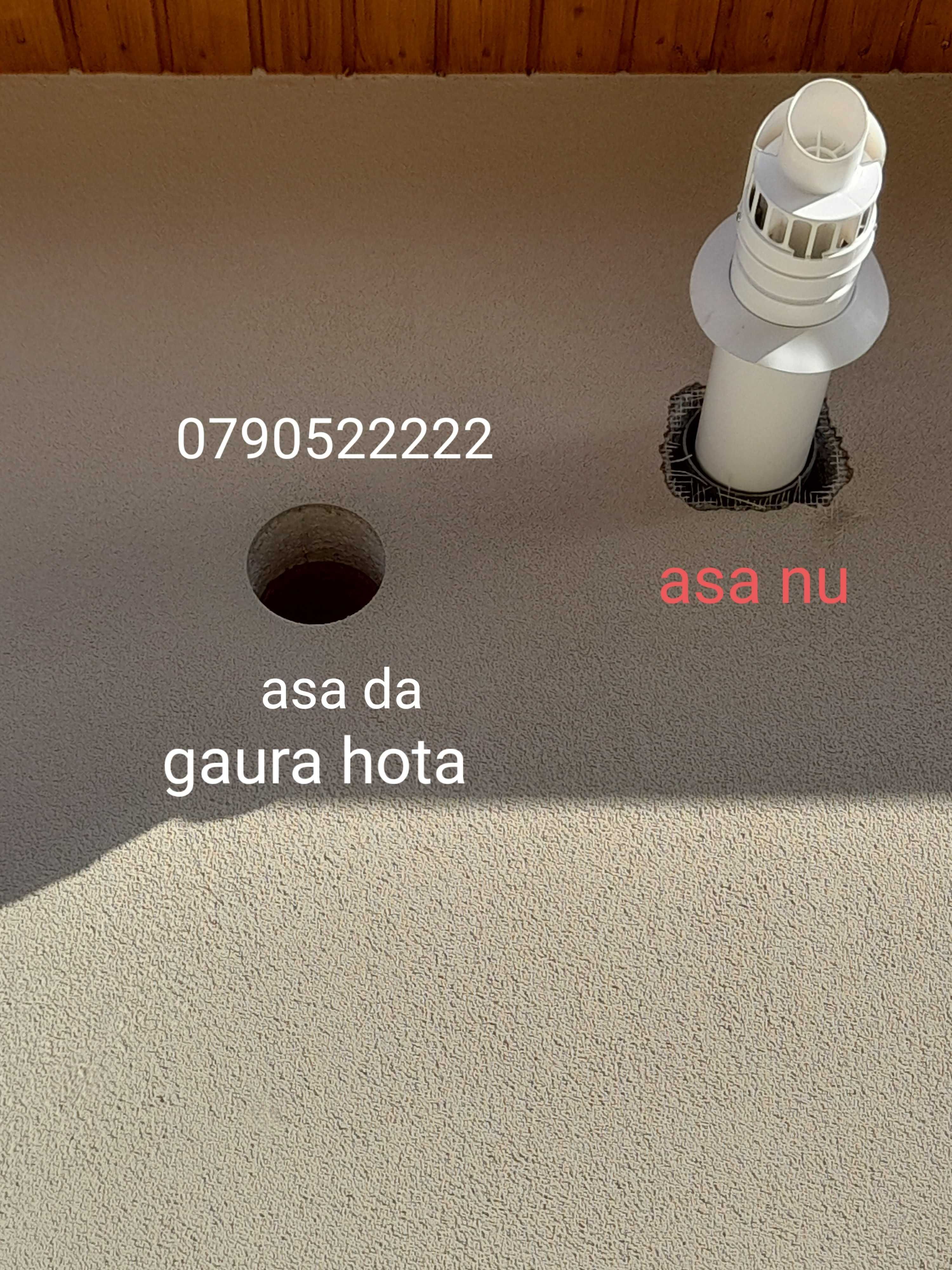 gaura hota, centrala, ventilatie, horn,carotare beton,perforare,instal