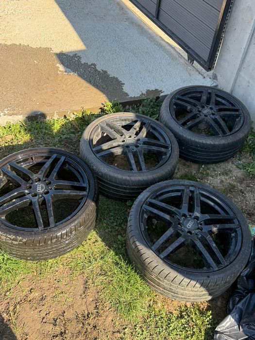Vând jante originale  AUDI -VW + cauciucuri RUN FLAT