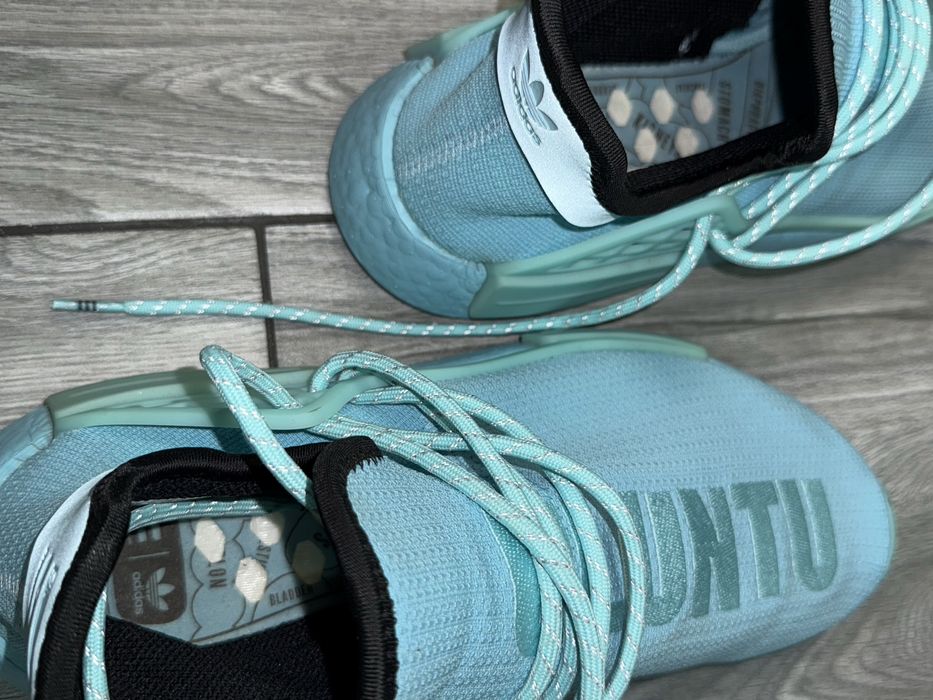 adidas x Pharrell Williams NMD Human Race "Aqua" sneakers