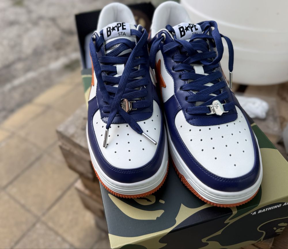 A BATHING APE® BAPE Sta Leather Sneaker