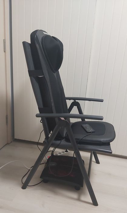 Set fotoliu scaun husa masaj Wellneo 4 in 1 spate cervical picioare