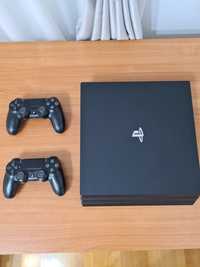 PS4 Pro 1TB + 2 manete + 2 jocuri