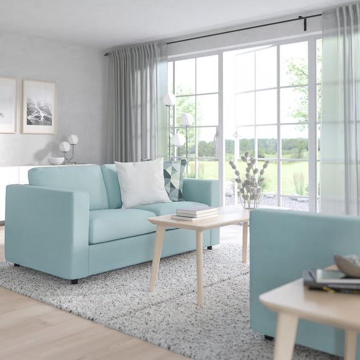 Canapea IKEA VIMLE 2 locuri bleu