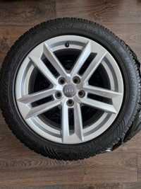 Set 4 Roti Iarna Originale Audi A4 8W B9 cu anvelope iarna Dunlop