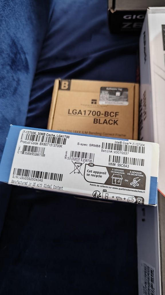 Kit Intel Core i7 13700K +MB Gigabyte Z690 GAMING X+32 GB DDR4 G.Skill