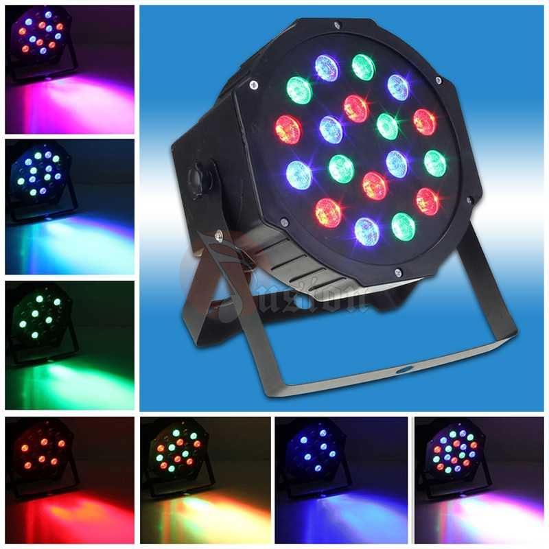 Lumini disco 18 led Orga de lumini petrecere majorat Microfon Sunet