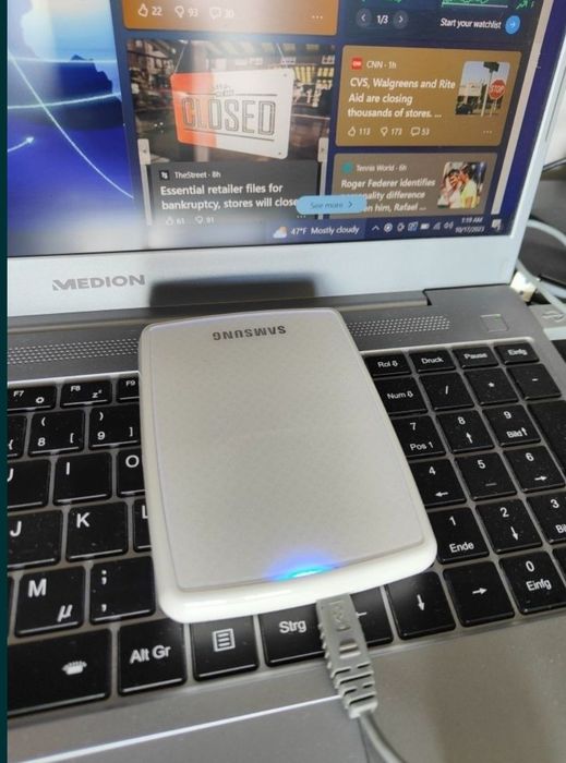 HDD Samsung S2 Portabil 640GB 8MB 5400rpm USB,