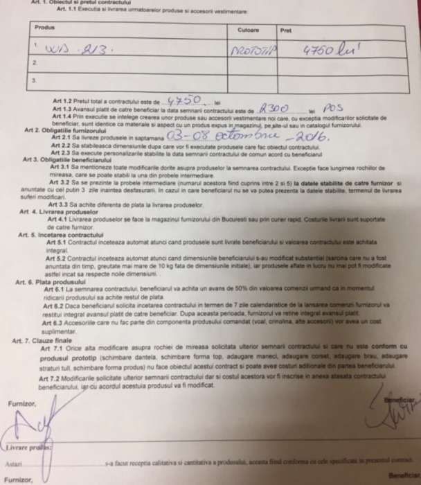 Rochie alba - marca Natalia Vasiliev - ca noua