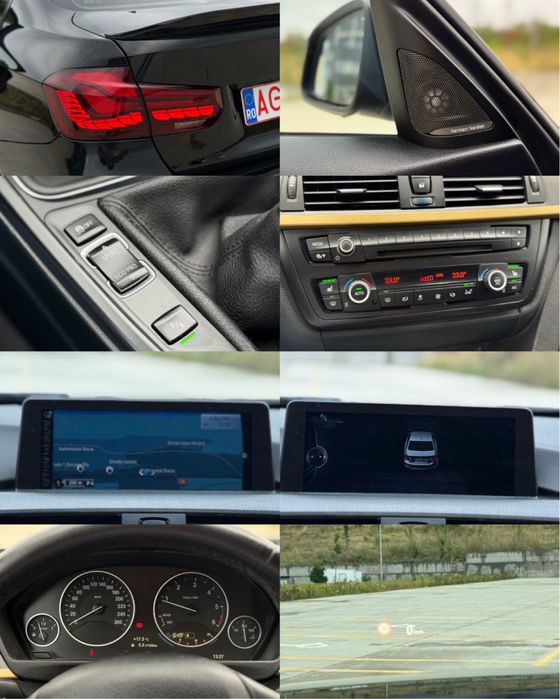 BMW F30 2.0d, M-pack, 2015, HUD, suspensie omologata, jante MAM R19