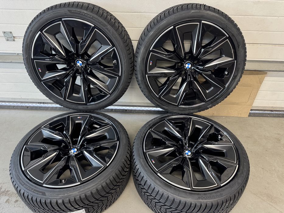 Jante Originale BMW M packet R21 Seria7 G70 echipate iarna noi 2025