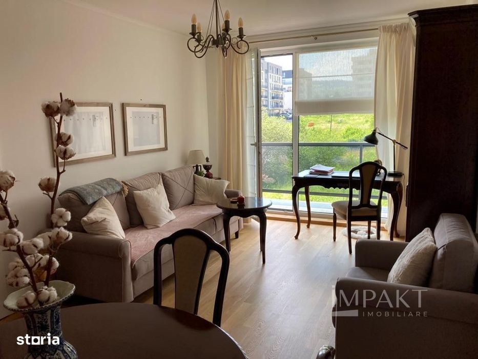 Apartament frumos cu 2 camere, bloc nou, decomandat, situat in cartier