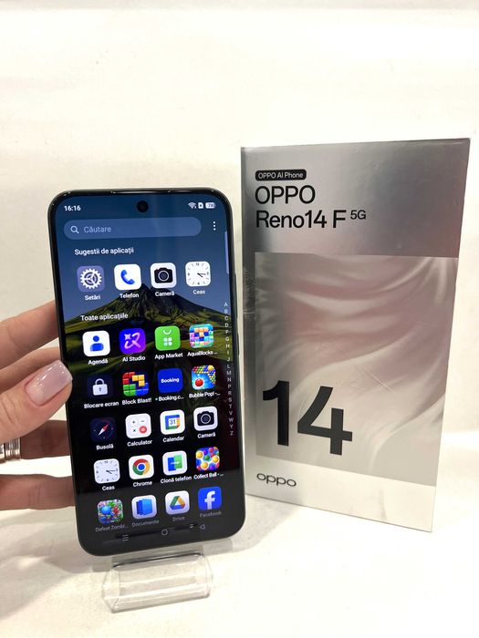 Oppo Reno 14F 5G, 256GB/8GB RAM, Luminous Green!
