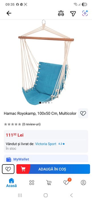 Hamac tip scaun, nou