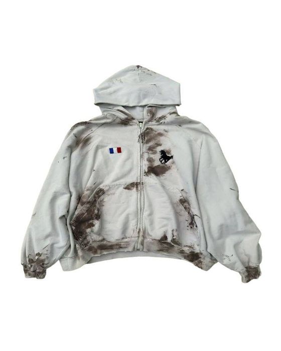 Balenciaga polo zip up hoodie