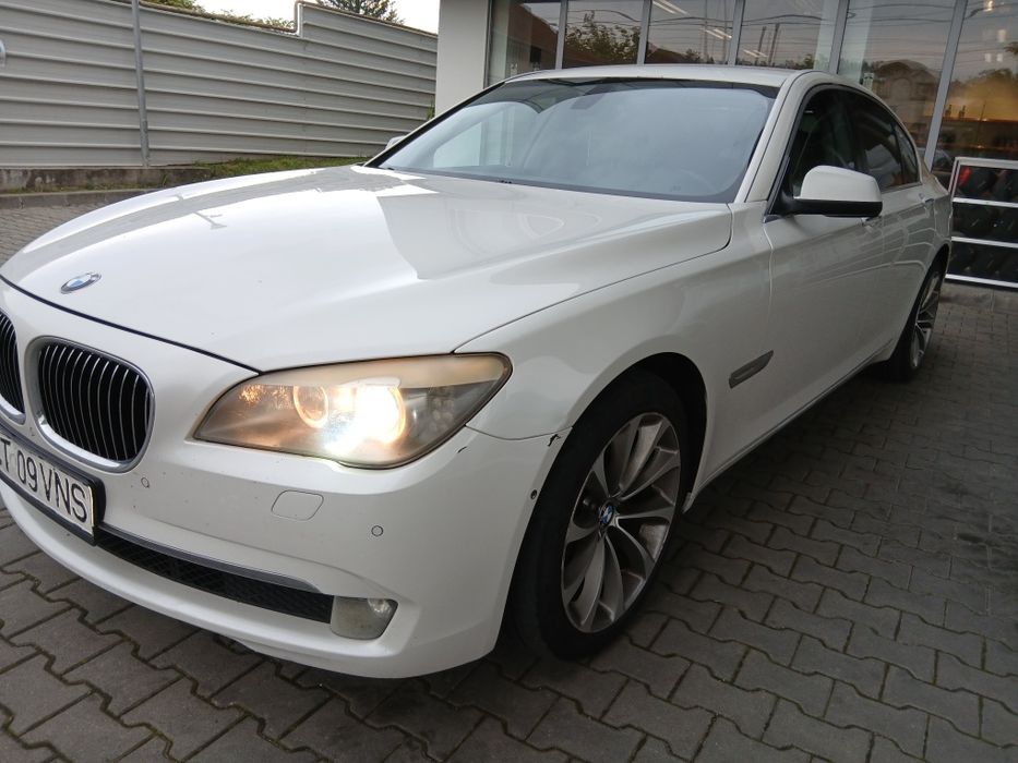 BMW 730D 2010 3.0D Alb Perlat Euro 5 Impecabil