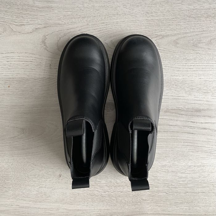 ZARA Chunky Кожени Боти/Ботуши