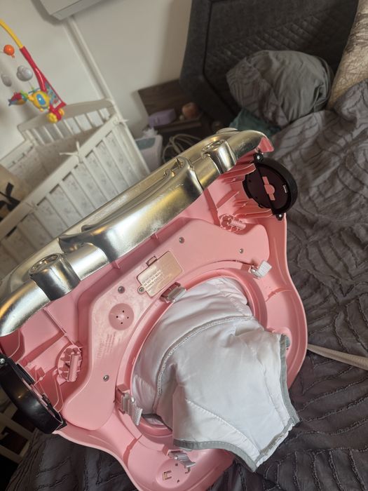 Jumper trambulina bebelusi masinuta roz