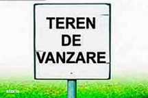 Teren intravilan cu toate utilitatile la marginea terenului si front d