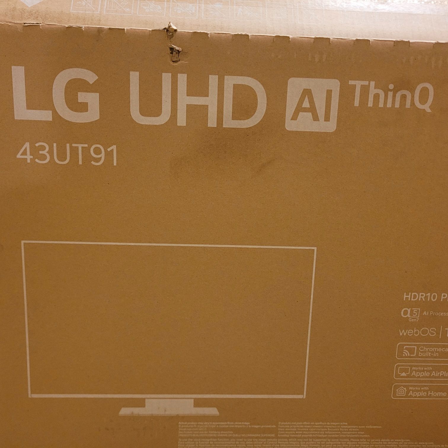 Телевизор LG 43 UHD ThinQ