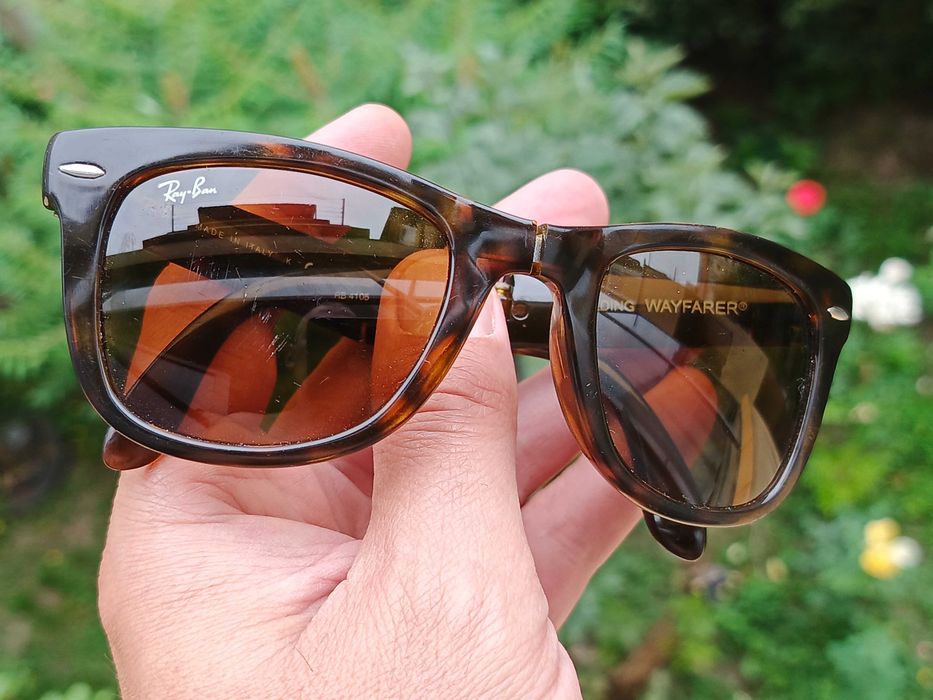 ochelari soare  Ray Ban RB4105 folding wayfarer  originali