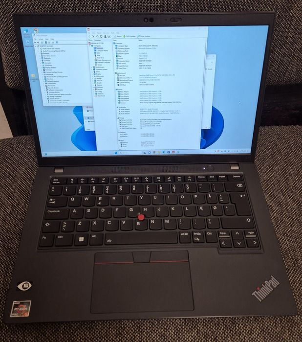 vand laptop Lenovo ThinkPad L14 G3.14"FH.Ryzen 5 Pro Hexa.16 Gb.Ssd256