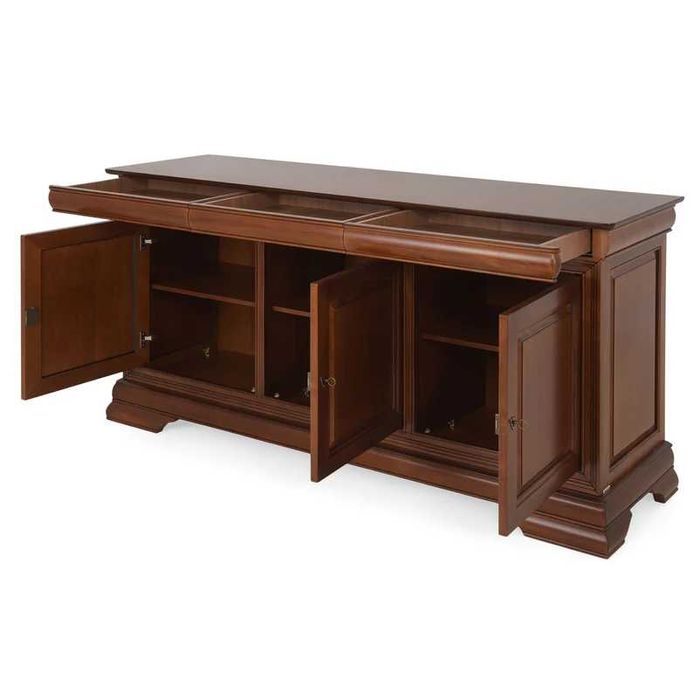 Comodă inalta cu 3uși3 sertare LOUIS PHILIPPE Mobexpertfara zgarieturi