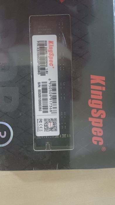 ОЗУ новые! KingSpec DDR3 8gb 1600 MHz 1.5v