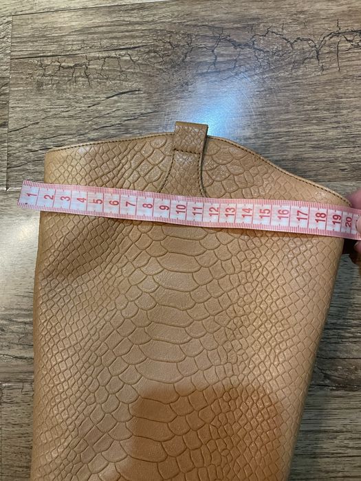 Cizme ciocate din piele