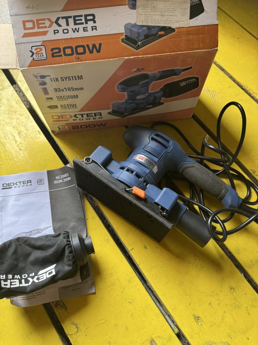 Вибрационная шлифмашина Dexter Power NC200ES, 200 Вт, новая