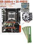 Новый комплект X99 xeon 2680v4 14/28 Ddr4 16g