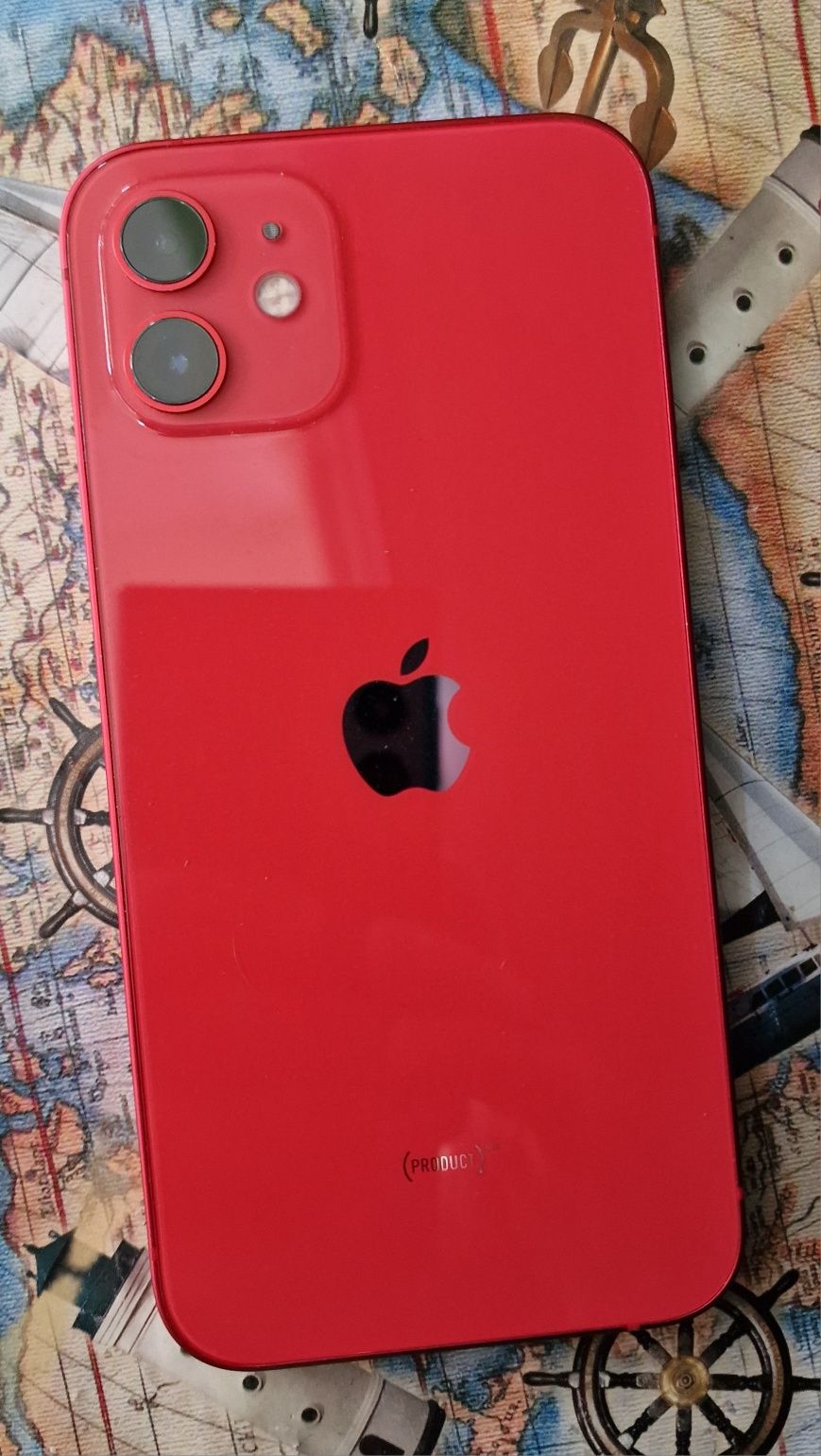 Iphone 12 RED edition 64gb impecabil full box garantie 05.2024