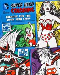 Super carte de colorat DC comics, cu super eroi