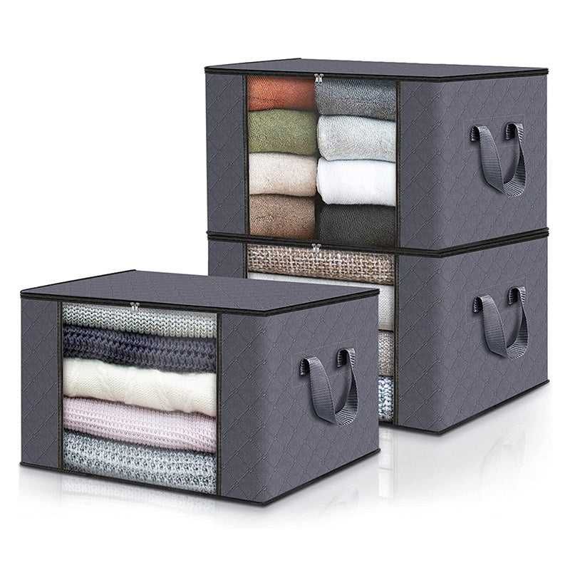 Organizator interconectabil pentru haine, lenjerie, prosoape, 90L