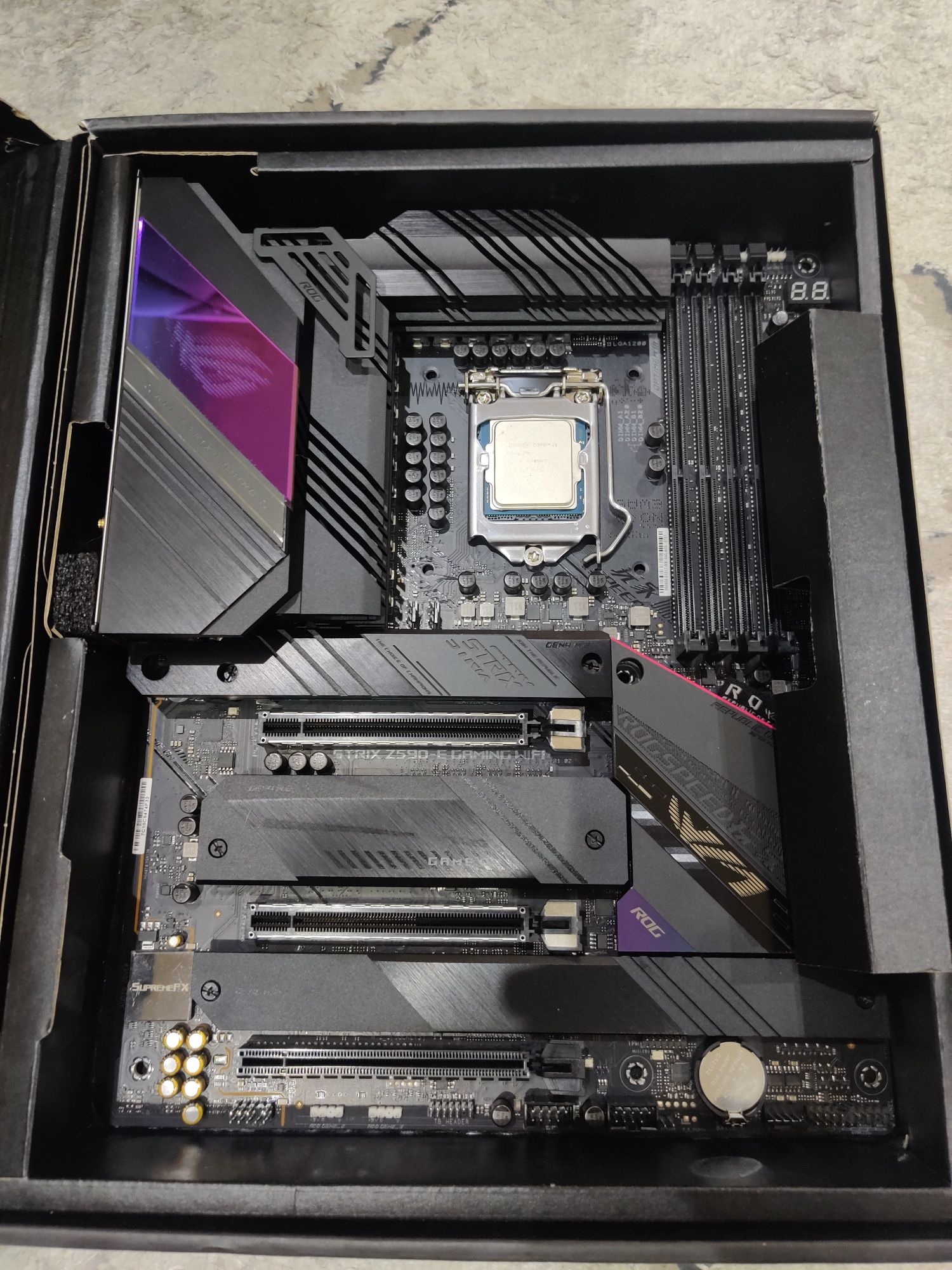 Core i5 11500 + Asus Z590 E Gaming Wifi