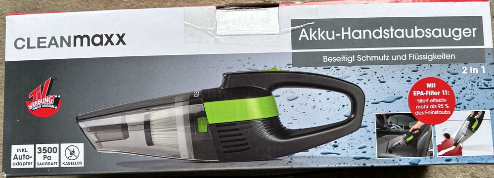 Aspirator auto 2 in 1 Cleanmaxx