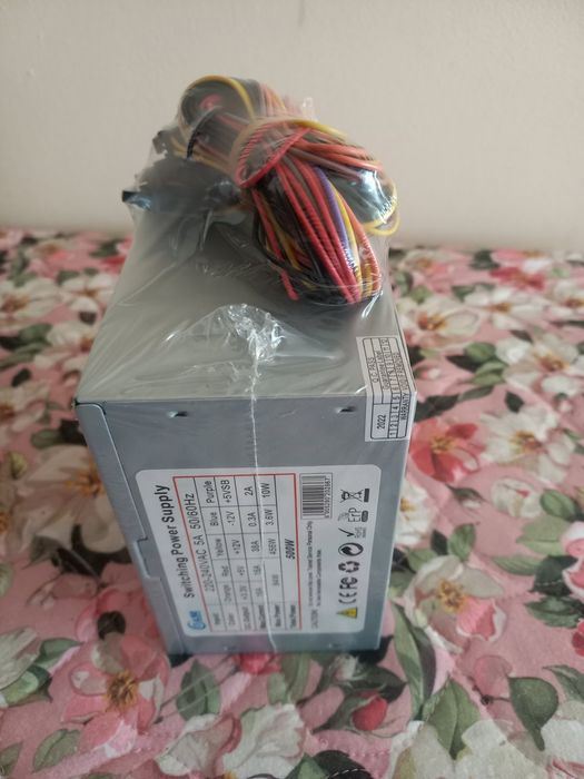 НОВО Захранване за компютър 500W ,Захранващ блок