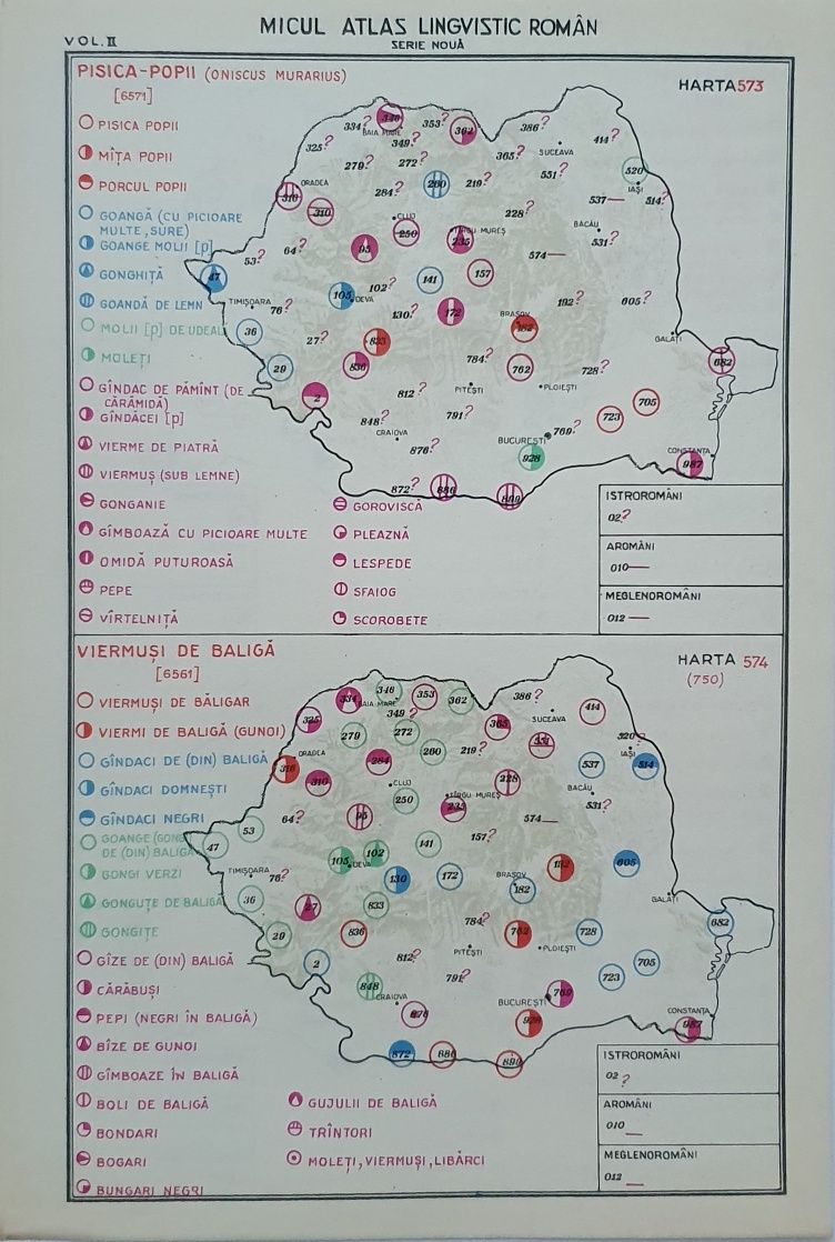 Micul Atlas Lingvistic Român, Partea II (ALRM II), Vol. II, 1967