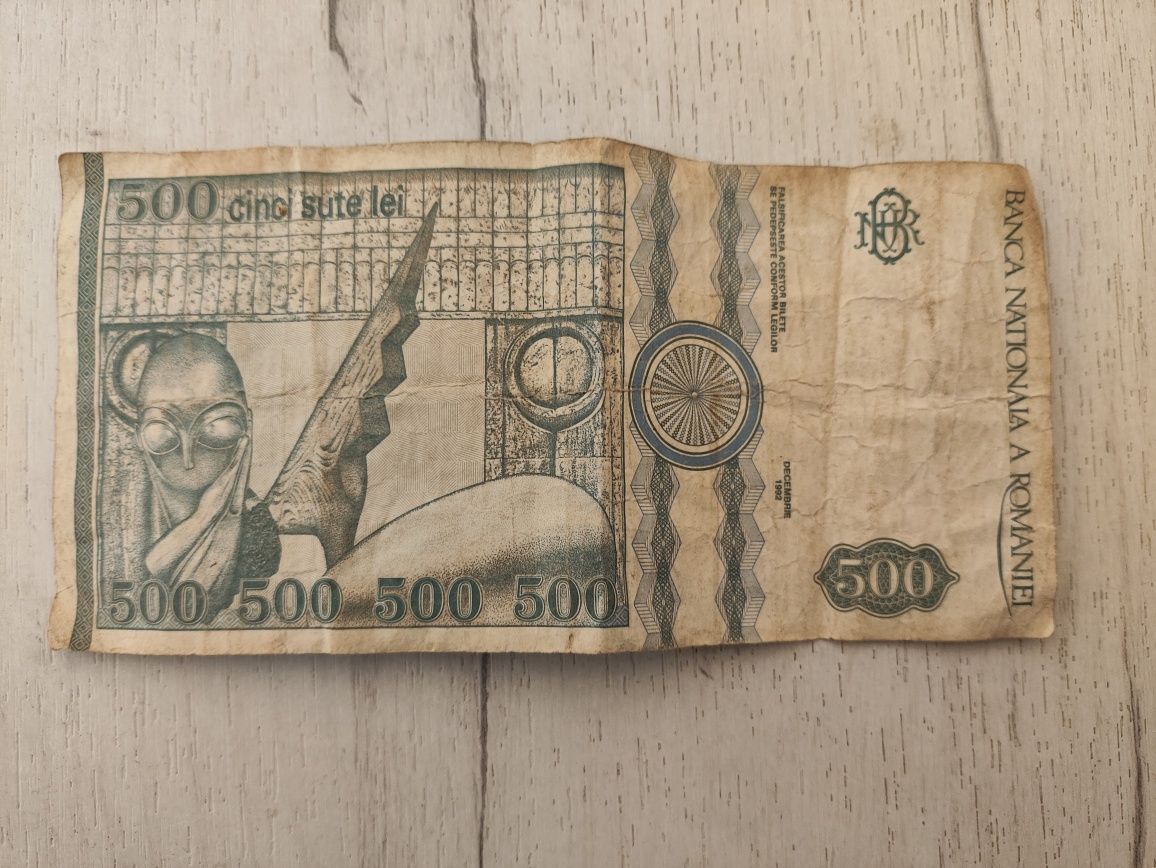 Bancnota 500 lei din anul 1992