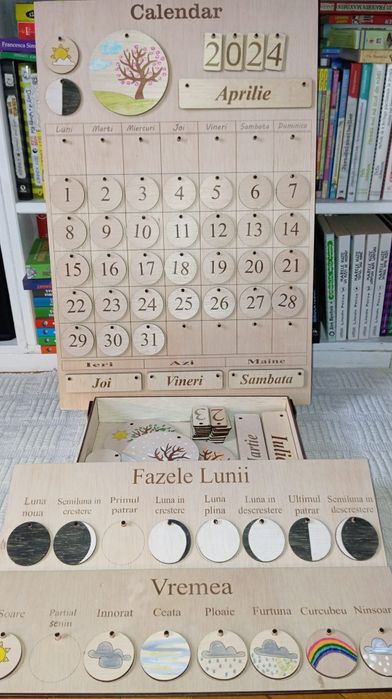 Calendarul Naturii Montessori Waldorf - set complet