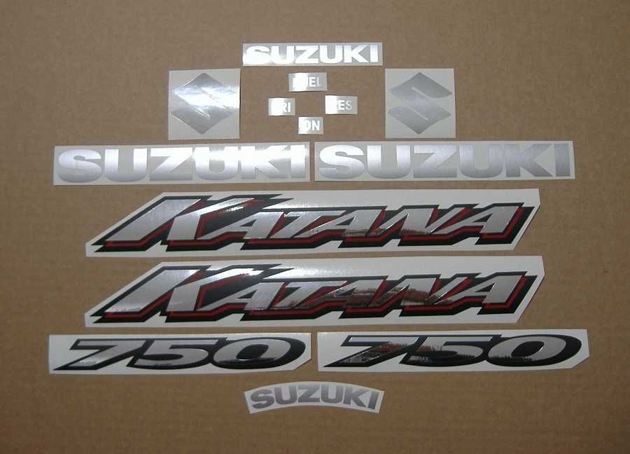 Стикери Сузуки 750 Катана 2000г.-2007г. Suzuki Katana gsxf лепенки к1