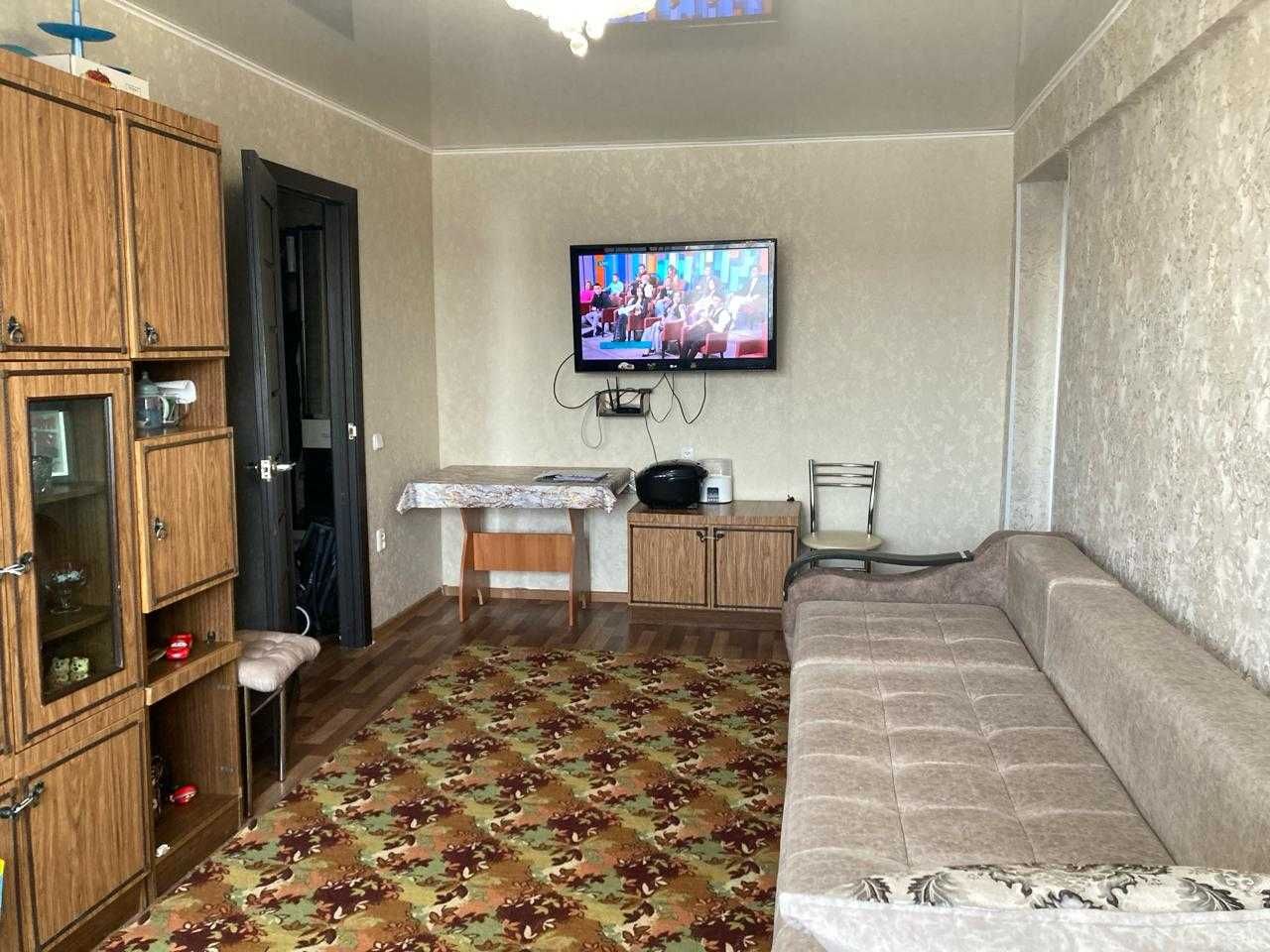 Продается уютная 3-х комнатная квартира в центре города,Жамбыла 71!