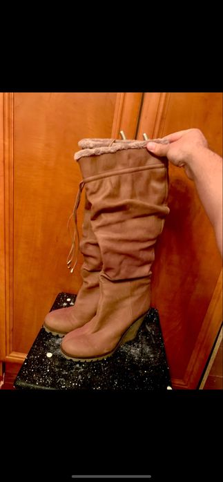 Cizme Lungi Dama Imblanite