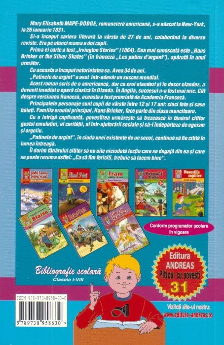 Carte Patinele de argint - Mary-Elisabeth Mapes Dodge