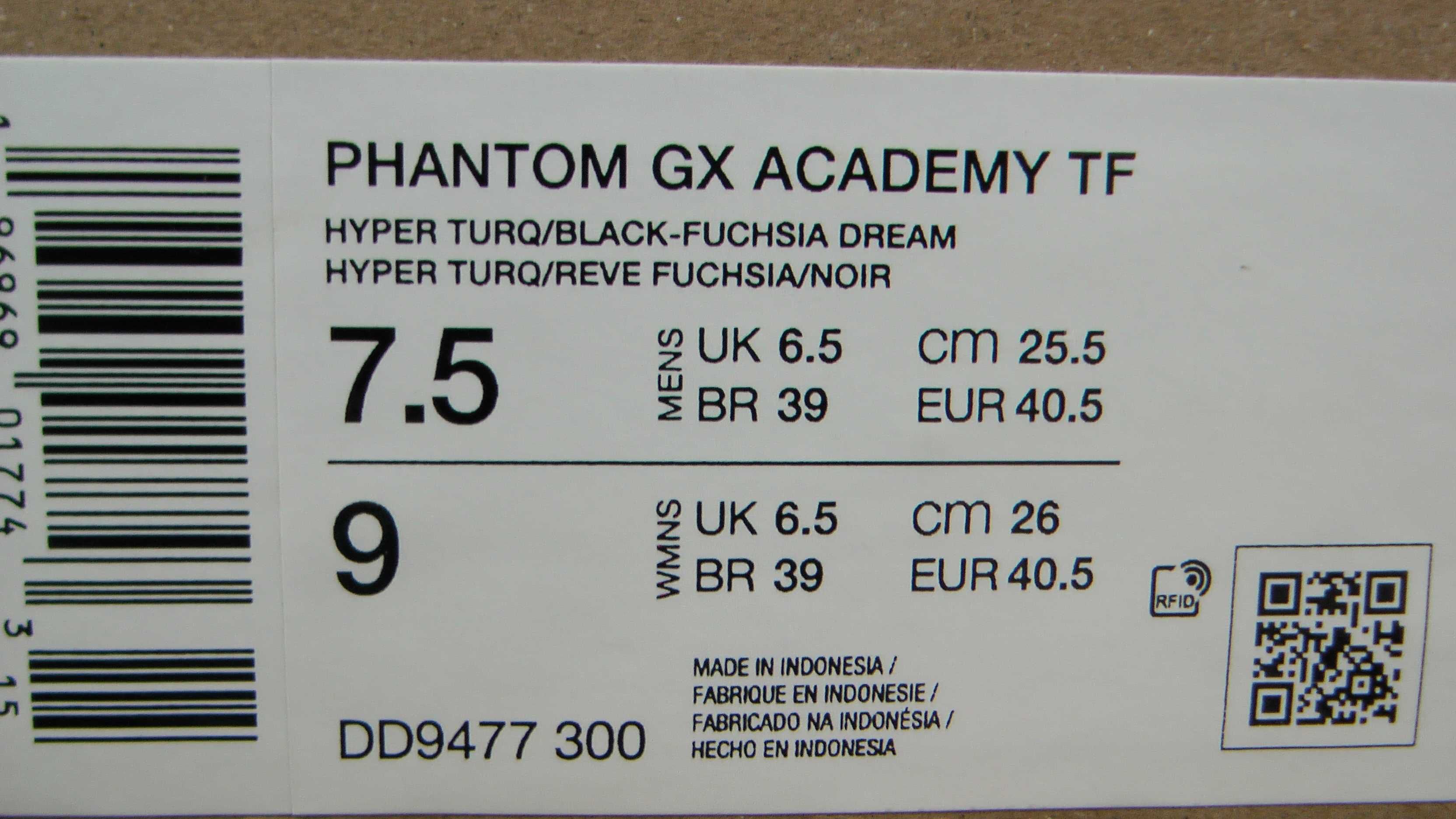 Ghete fotbal sintetic NOI Nike Phantom GX Academy marimea 40,5