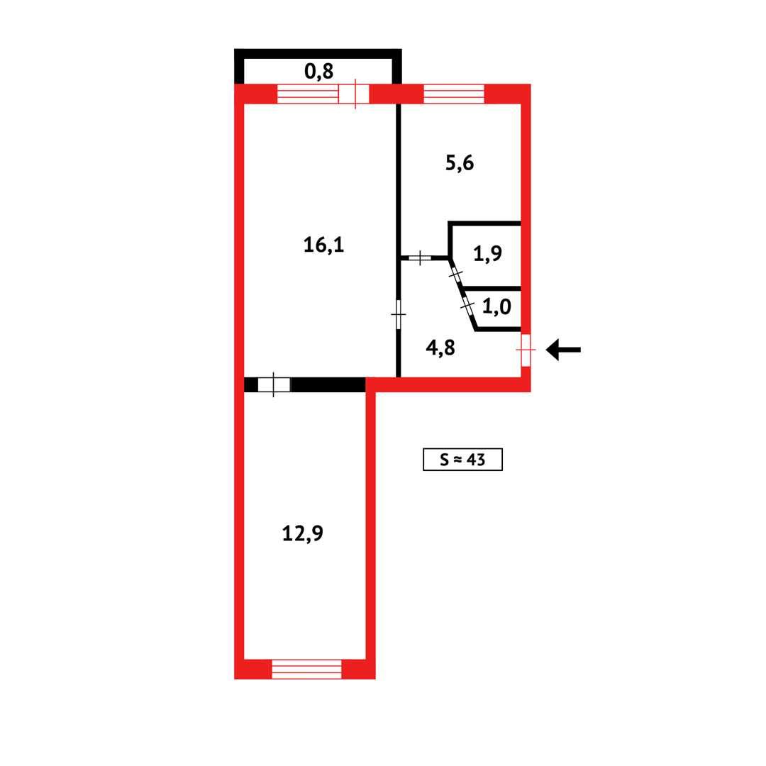 Продам 2-комн.квартиру в Майкудуке в 14 мкр-не